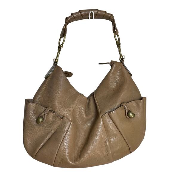 TOFF & LOADSTONE Leather Shoulder Bag Tan - Picture 3 of 12